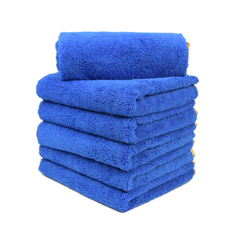 Premium Microfiber Hair Towel (16x24 Inches) for Long & Short Hair - Ultra Absorbent 380GSM Fast Drying Towels (Pack of 6) - Perfect for Swimming, Gym, Travel & Home Use