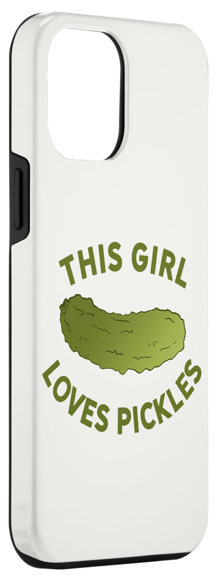 iPhone 12 Pro Max Pickle Lover Case - Funny Dill Pickle Phone Cover for Women & Men - Perfect Gift for Pickle Enthusiasts (Use at Work, Gym, or Daily Life)