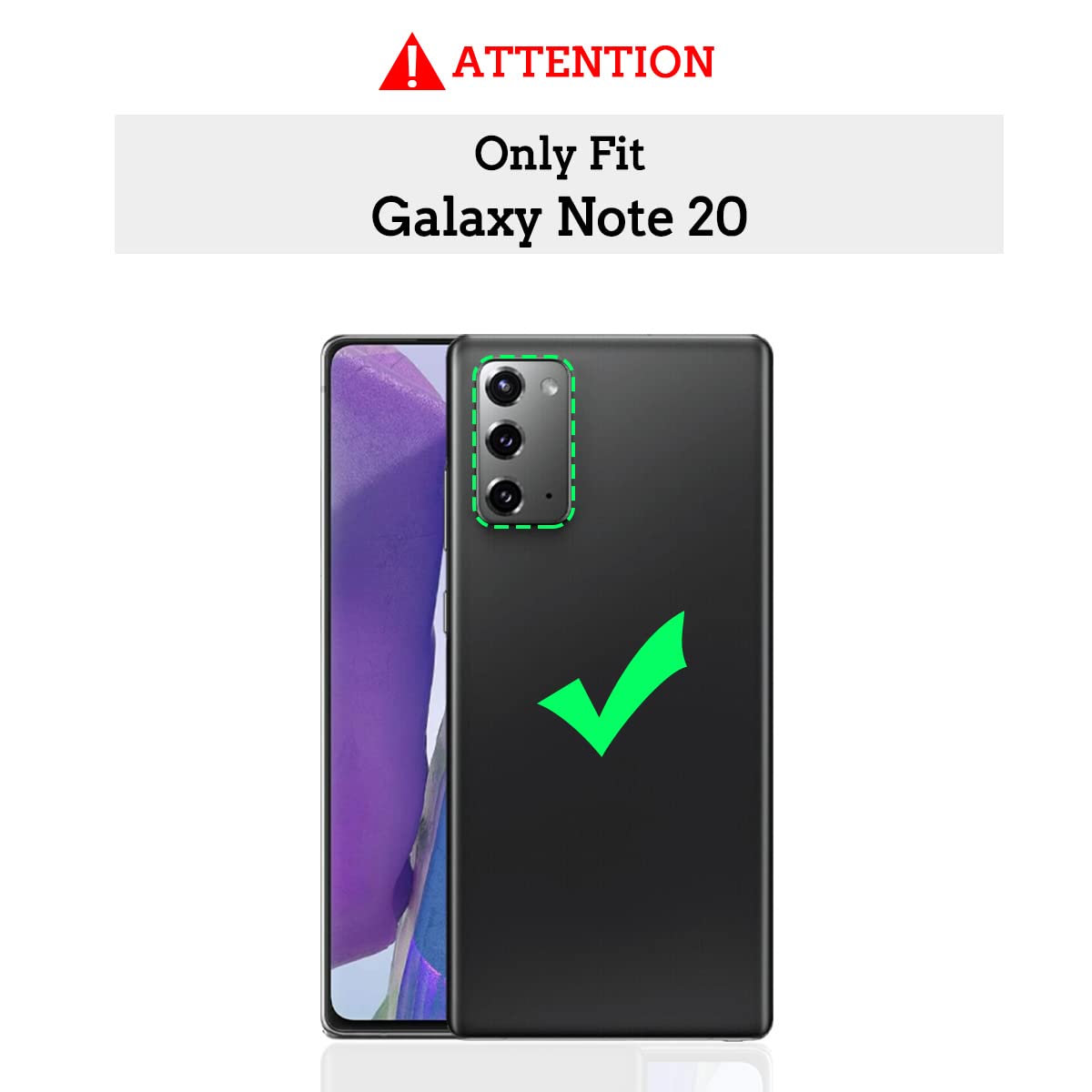 Custom Samsung Galaxy Note 20 Phone Case - Personalized Multi-Photo Design, Anti-Scratch Soft TPU Protective Cover for Men & Women (Black) | Perfect Gift for Birthday, Anniversary & Everyday Protection