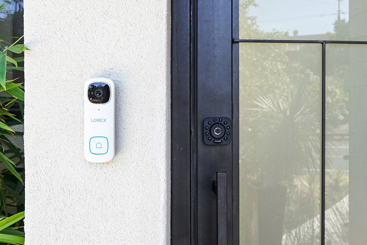 2K Wireless Battery-Powered Security Camera System with 2 Cameras & Wi-Fi Video Doorbell - Indoor/Outdoor Home Surveillance for Front Door, Backyard, and Business Security