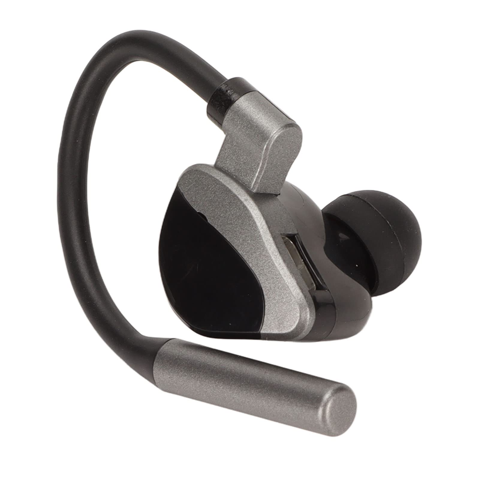 Wireless Bluetooth Headset with Noise Canceling Mic - Single Ear Hands-Free Earpiece for Business Calls, Driving & Office Use | Long Battery Life & Clear Audio