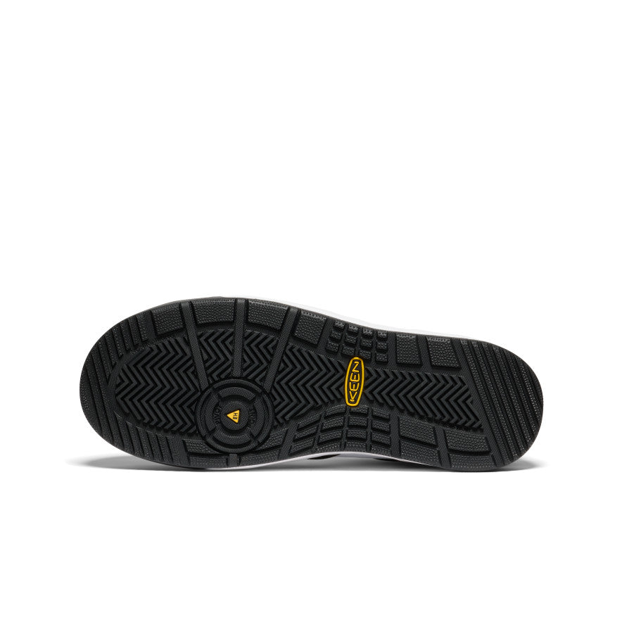 Men's Overton Carbon Toe Work Shoes - Star White & Black - Durable Safety Shoes for Construction, Warehouse & Industrial Work