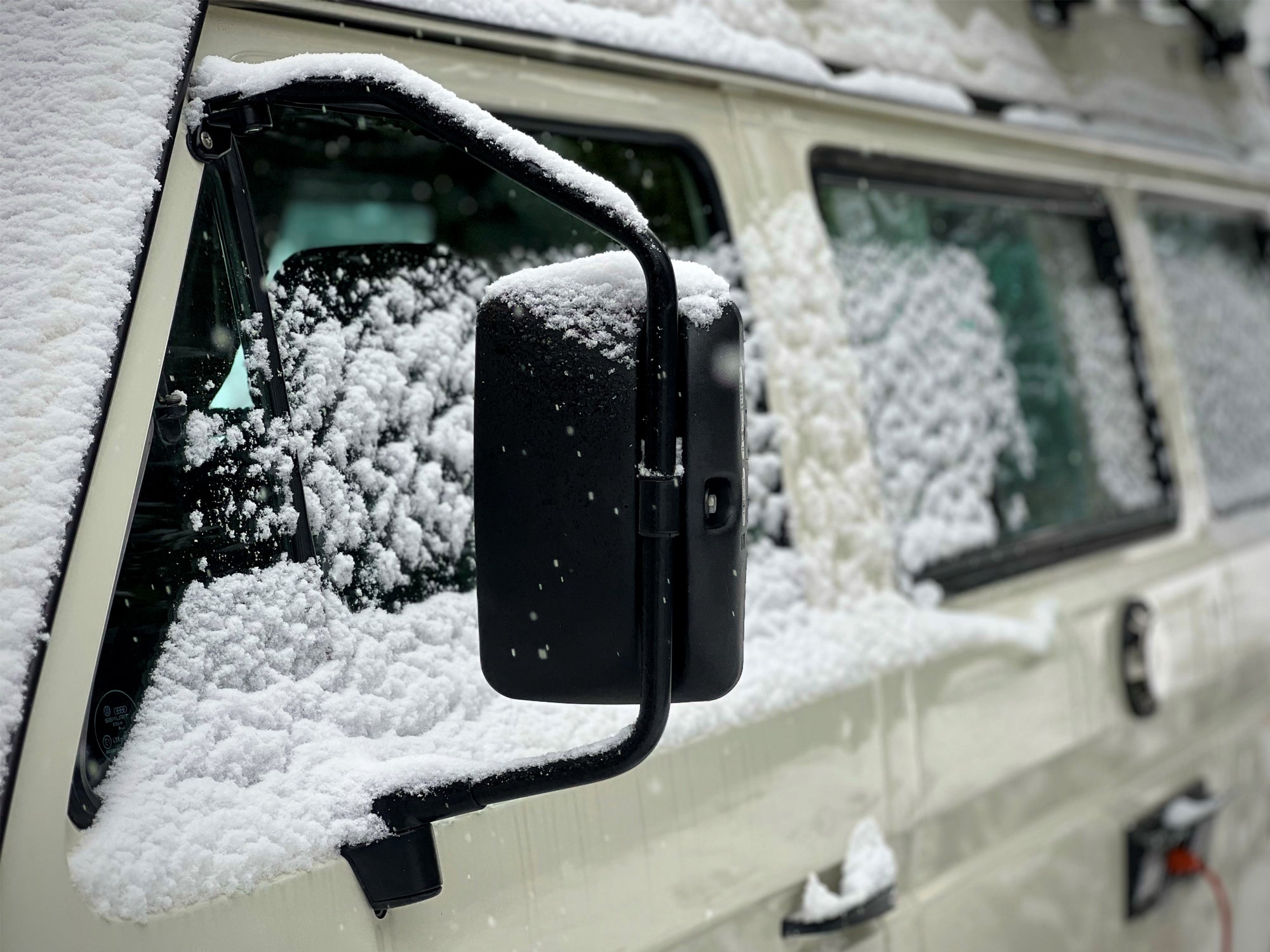Heavy Duty Truck Mirror - Left Side Replacement for Vanagon | Durable & Adjustable for Enhanced Safety & Visibility | Perfect for Highway Driving & Towing