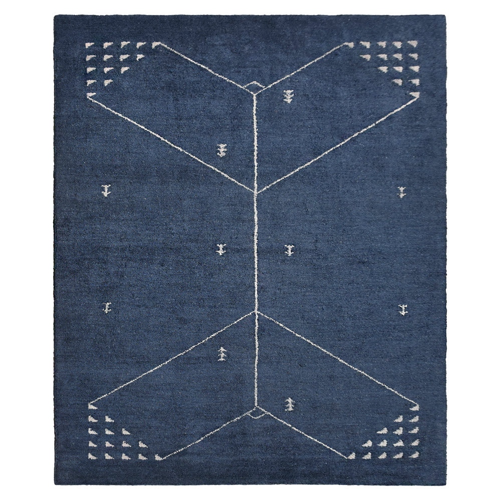 Handmade Sanctuary Hand Knotted Rug - Premium Wool Area Rug for Living Room, Bedroom & Dining Room - Boho Chic Home Decor for Cozy & Stylish Spaces