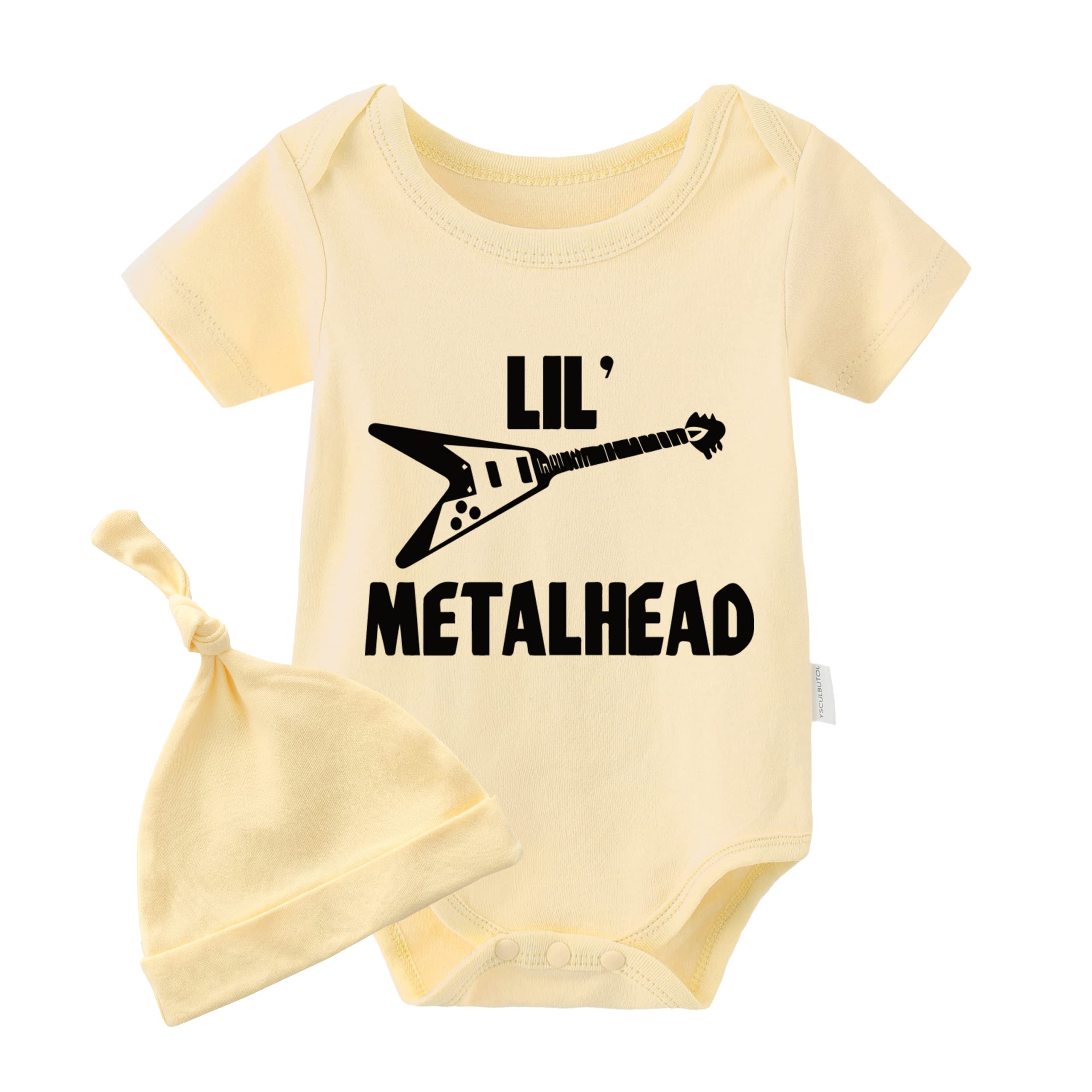 YSCULBUTOL Funny Rock Baby Twins Bodysuit - Newborn & Toddler Boys Girls Clothes | Soft Cotton Romper for Playdates, Family Photos & Everyday Wear