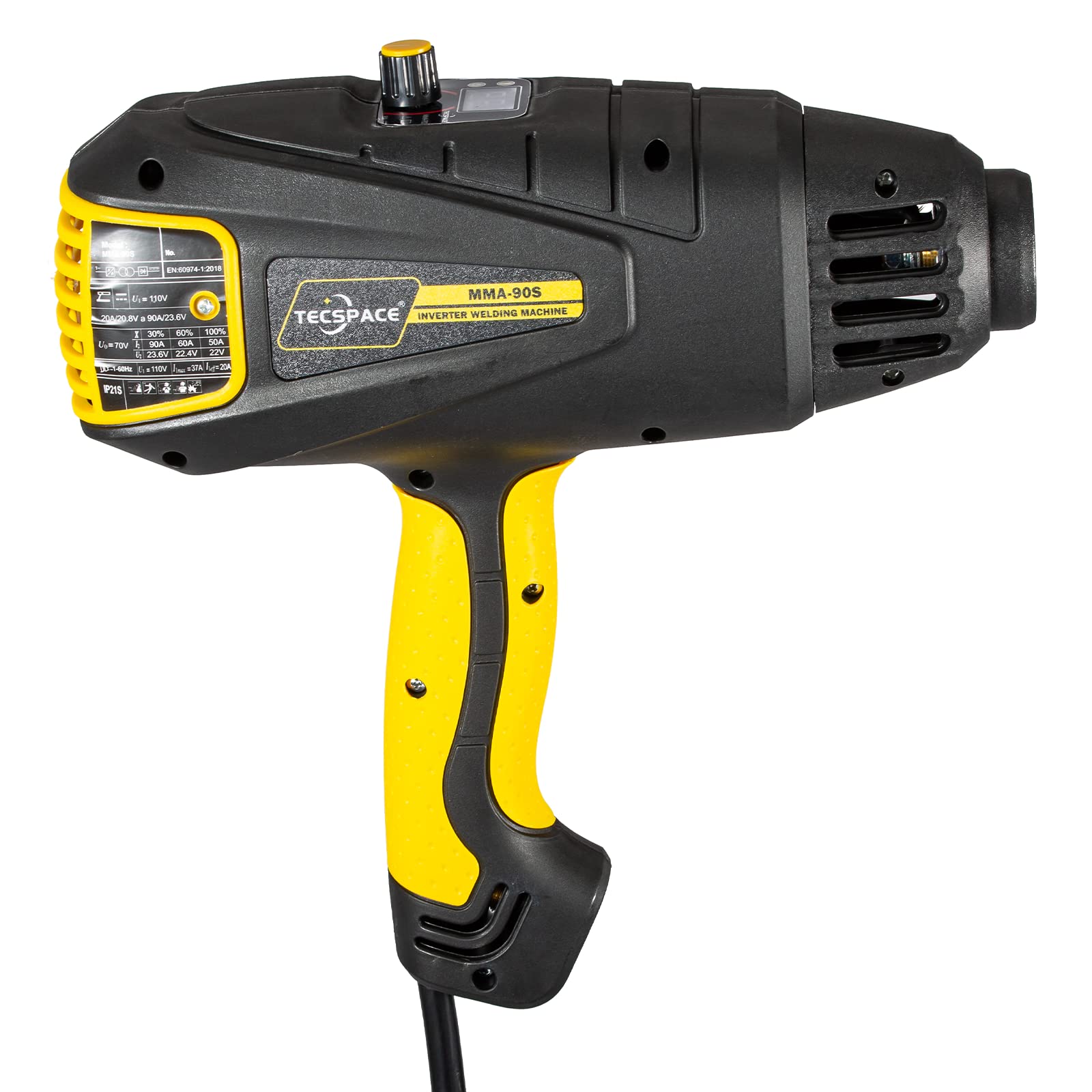 TECSPACE 110V Portable Handheld Welding Machine - Digital IGBT Inverter Welder with Complete Tool Set for DIY, Home Repair, Metal Fabrication and Automotive Maintenance