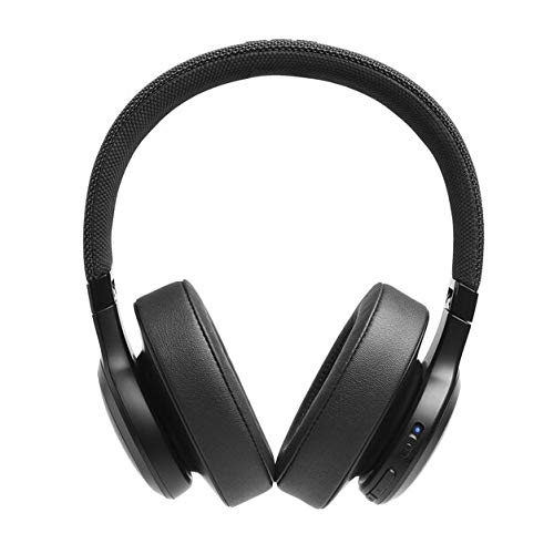 **JBL Live 500BT Wireless Over-Ear Headphones with Noise Cancelling, Bluetooth 5.0, 30-Hour Battery – Includes gSport Deluxe Travel Case (Black) – Perfect for Travel, Work, and Gym**