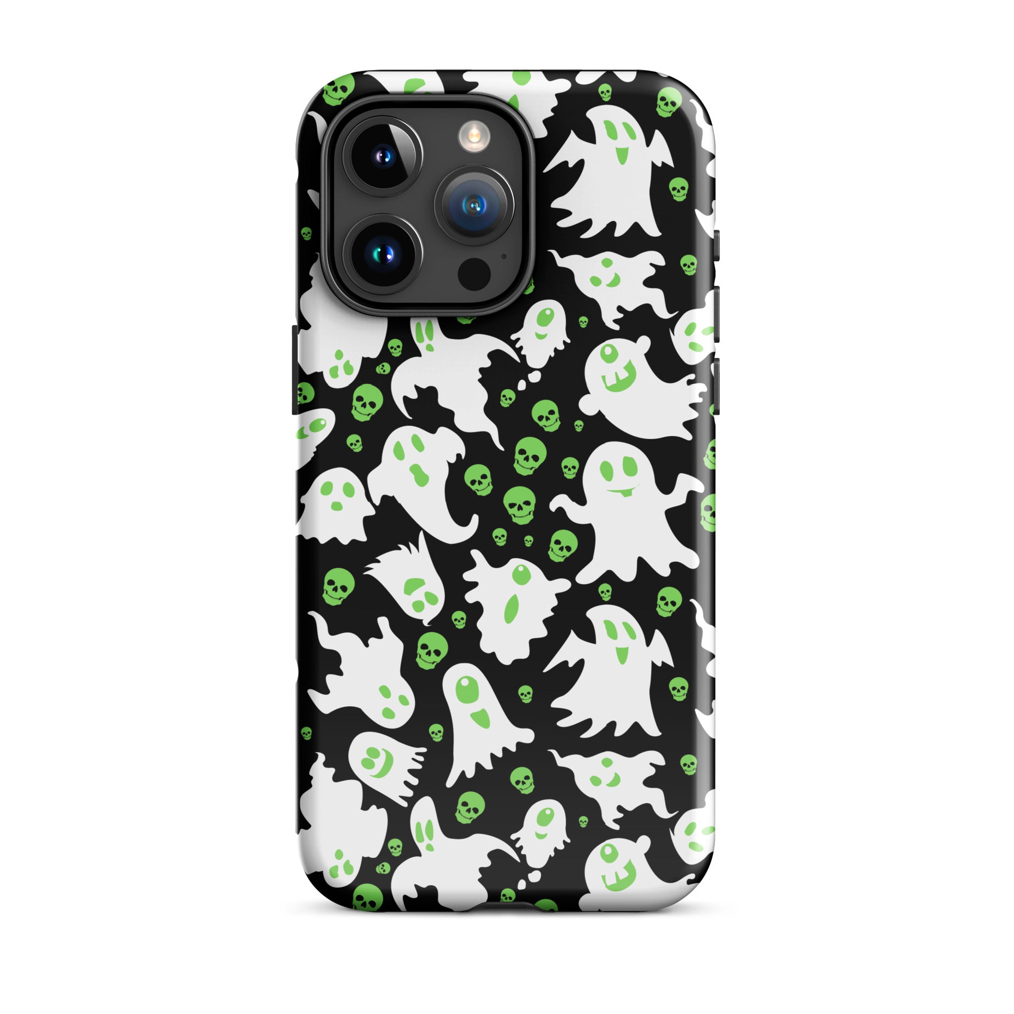 Premium Spooky Specter iPhone Case - Durable & Stylish Ghost Design for iPhone 14/13/12/11 Pro Max - Perfect for Halloween, Cosplay & Themed Parties