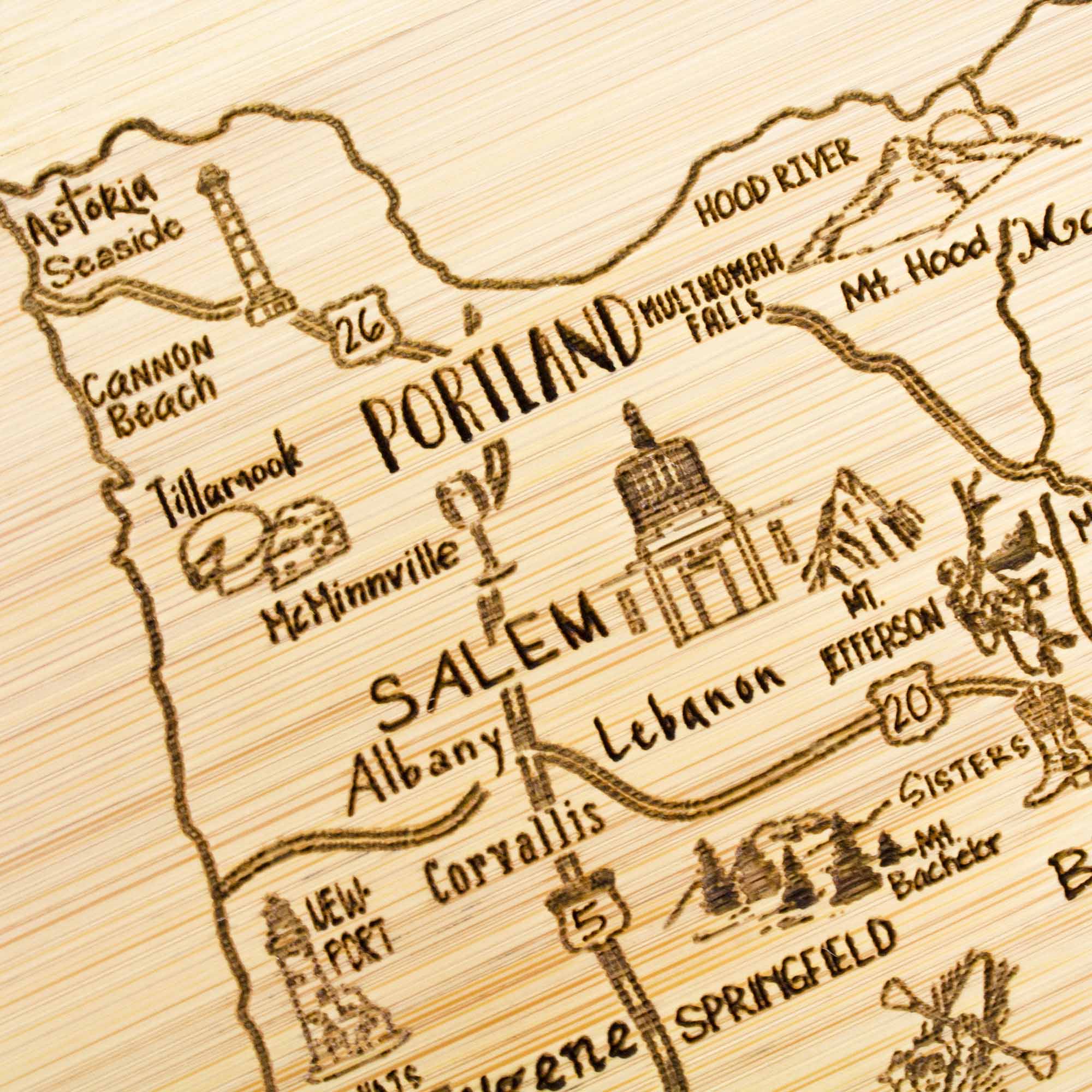 Premium Oregon Wood Cutting Board 11