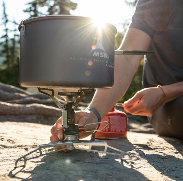 MSR LowDown Remote Stove Adapter - Lightweight Camping Stove Connector for Backpacking, Hiking & Outdoor Cooking | Compatible with MSR WhisperLite & DragonFly Stoves