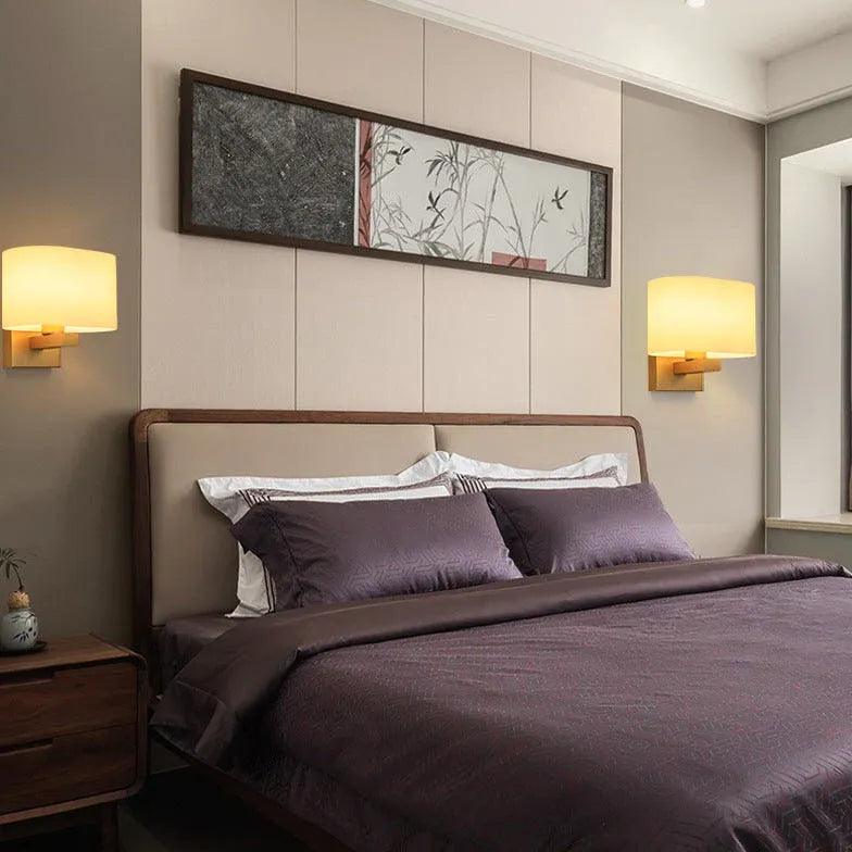 Frosted Glass LED Wall Lights - Modern Dimmable Sconces for Bedroom, Living Room & Hallway Lighting