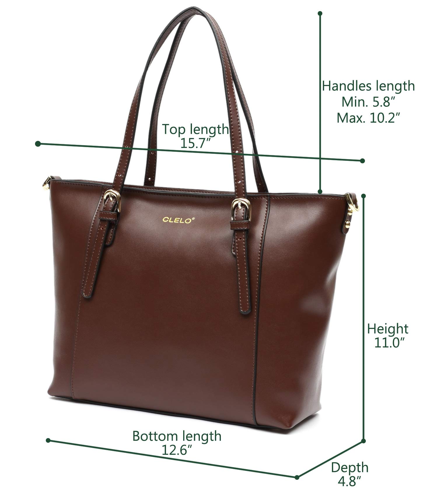 Genuine Leather Tote Bag for Women - Large Designer Shoulder Handbag - Perfect for Work, Travel & Everyday Use
