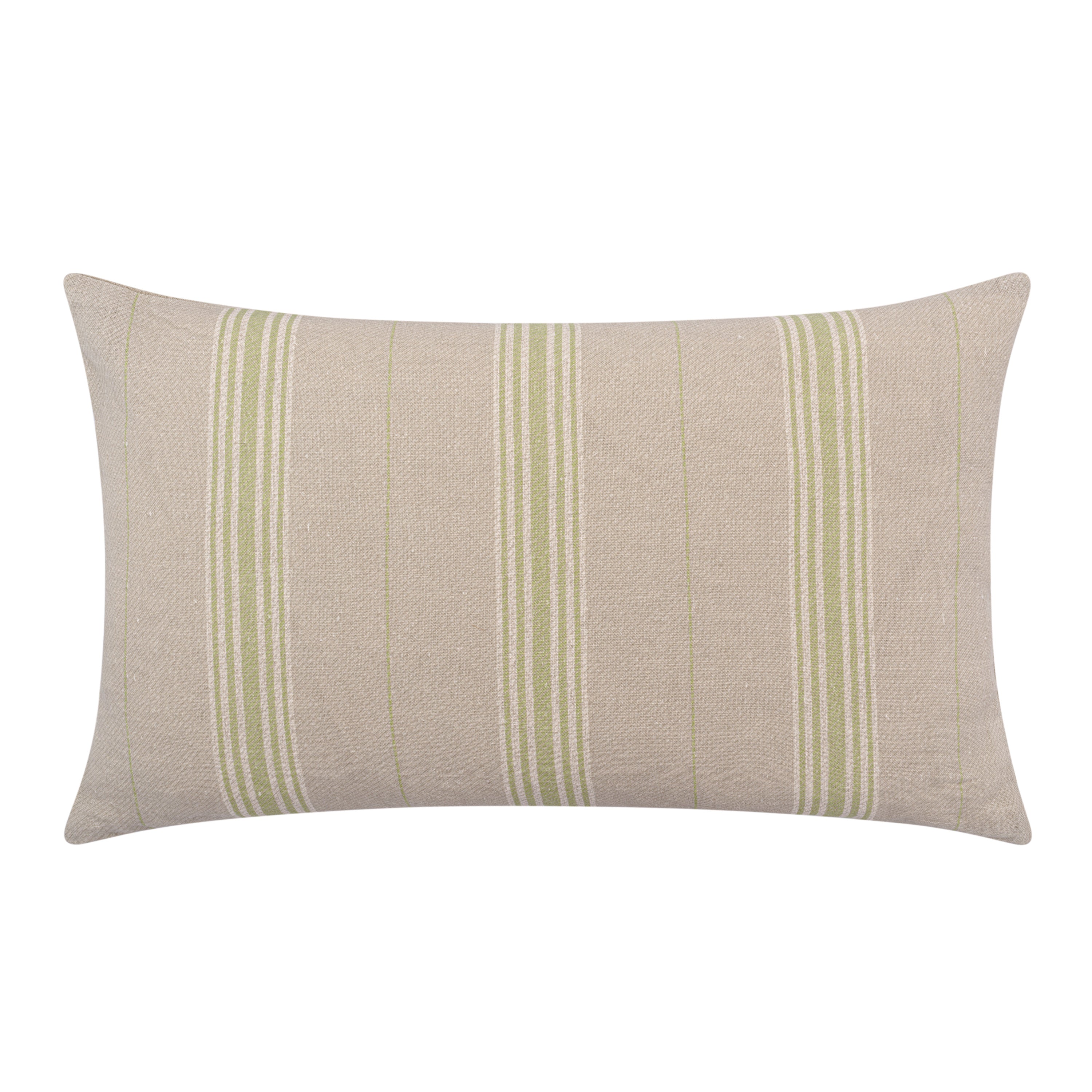 Premium Vallon Striped Apple Linen Cushion Cover - 55x32cm (21.6x12.6 inches) - Decorative Throw Pillow for Sofa, Bed, Living Room & Home Decor