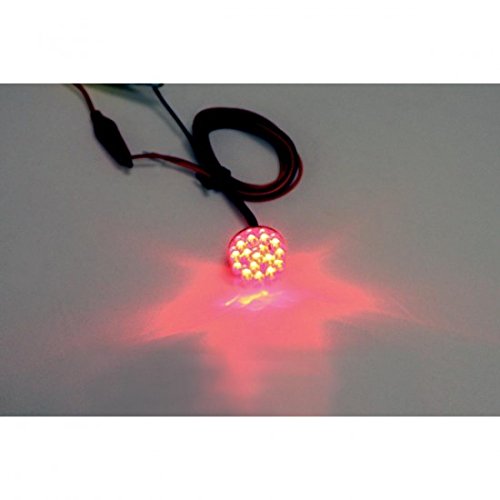 Custom Dynamics Universal LED Clusters - 1 Inch Red LED Lights for Motorcycle, Car & Truck Customization | Enhanced Visibility & Style Upgrade