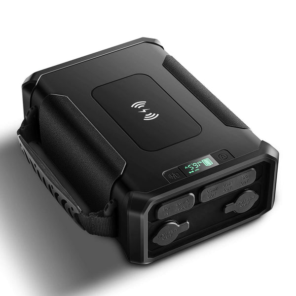 Portable Power Station 96000mAh 307.2Wh Solar Generator - Outdoor Camping, RV Trips, Emergency Backup Power Supply for Home & Travel