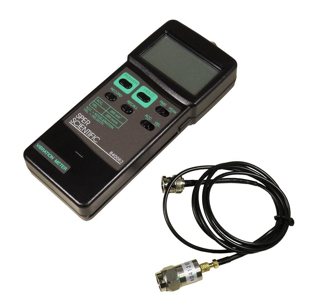 Portable Handheld Vibration Meter - Digital Vibration Tester for Industrial Equipment, HVAC Systems & Machinery Maintenance | Perfect for Engineers, Technicians & Quality Control