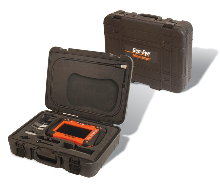 General Pipe Cleaners Gen Eye Micro Scope 2 Color Video Pipe Inspection System with 100ft Micro Push Rod & HD Camera - Professional Drain & Sewer Inspection for Plumbing, HVAC, and Industrial Maintenance