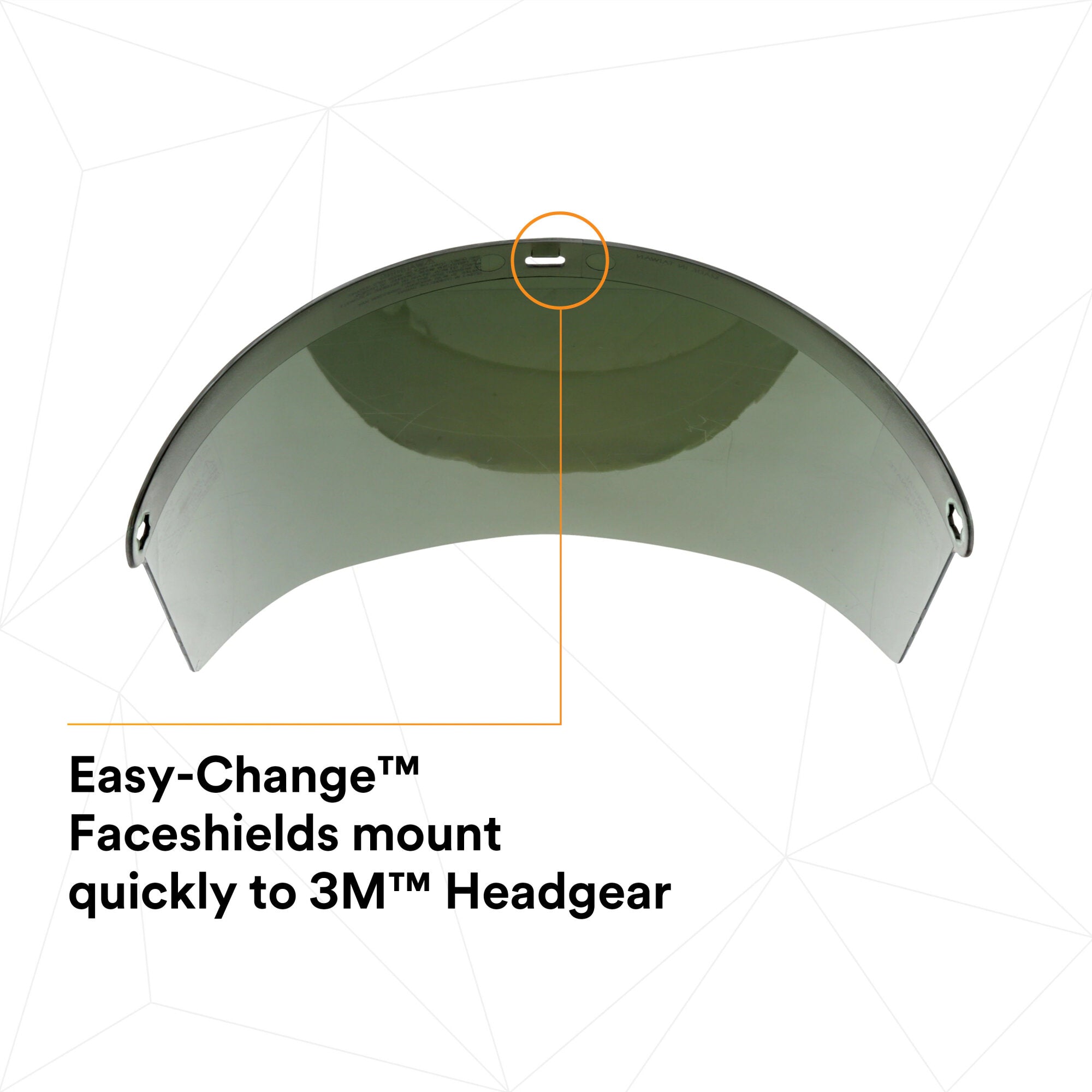 3M Aluminized Polycarbonate Faceshield WP96BAL - Medium Green Safety Shield (82518-00000) for Welding, Grinding & Industrial Work Protection