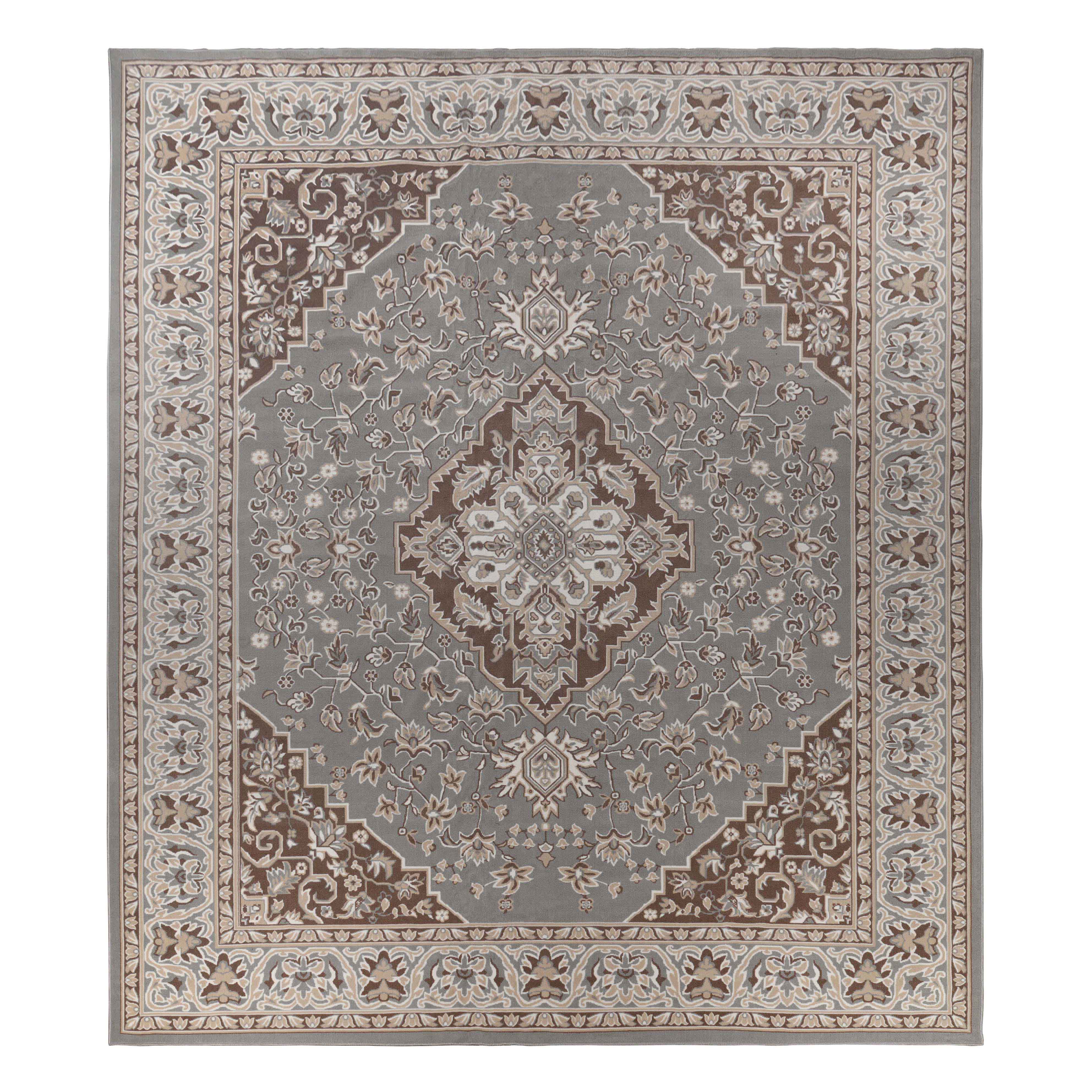 Glendale Traditional Floral Medallion Indoor Area Rug - Non-Slip Living Room Carpet, Bedroom Runner, Hallway Decor | Soft & Durable Home Floor Mat for Cozy Interior Design