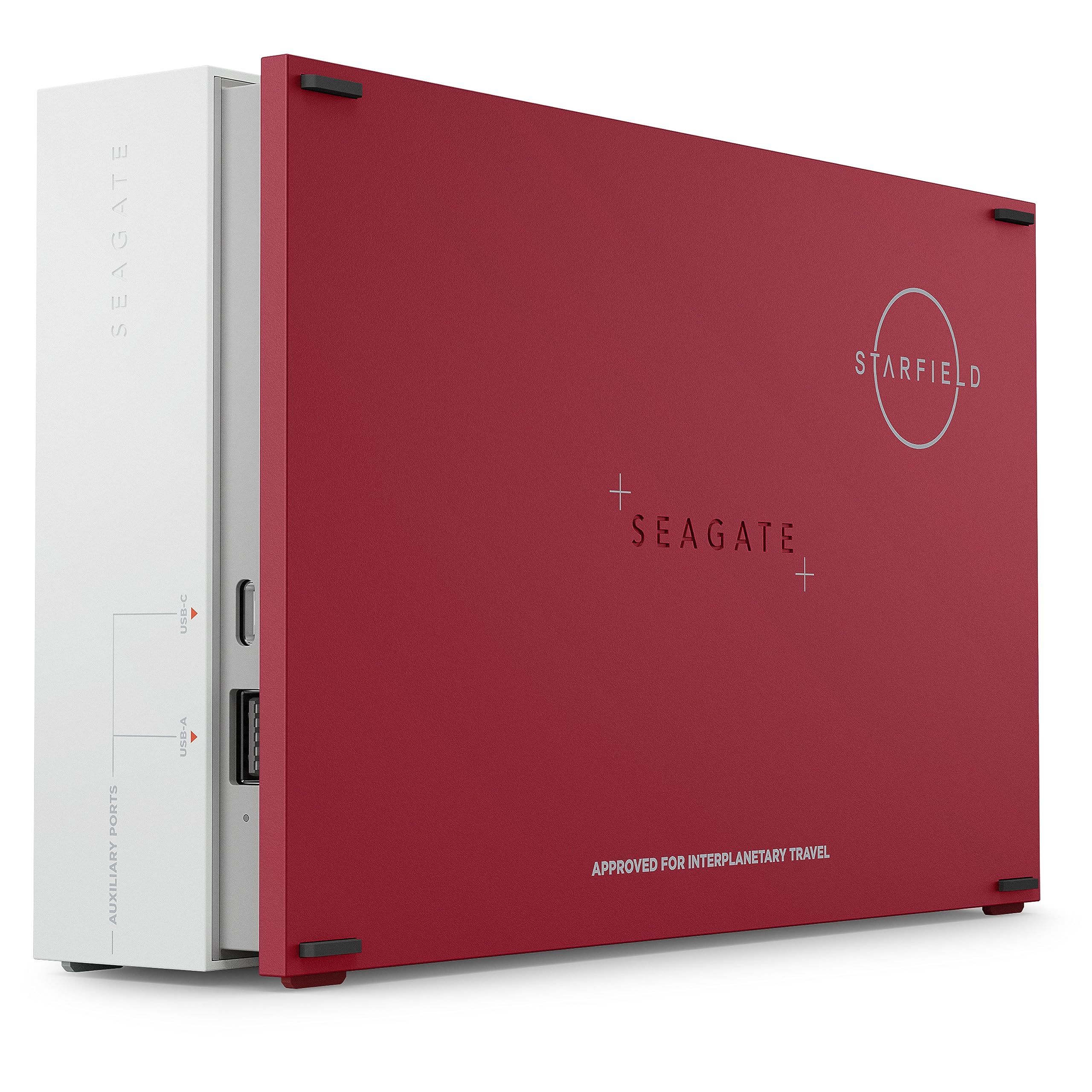 Seagate Starfield Special Edition 8TB External Gaming Hard Drive for PC & PS5 - USB 3.2 Gen 1 HDD with RGB LED Lights, Dual USB-C/USB-A Ports, 3-Year Rescue Service - Perfect for Gaming, Streaming & Data Backup (STMK8000400)