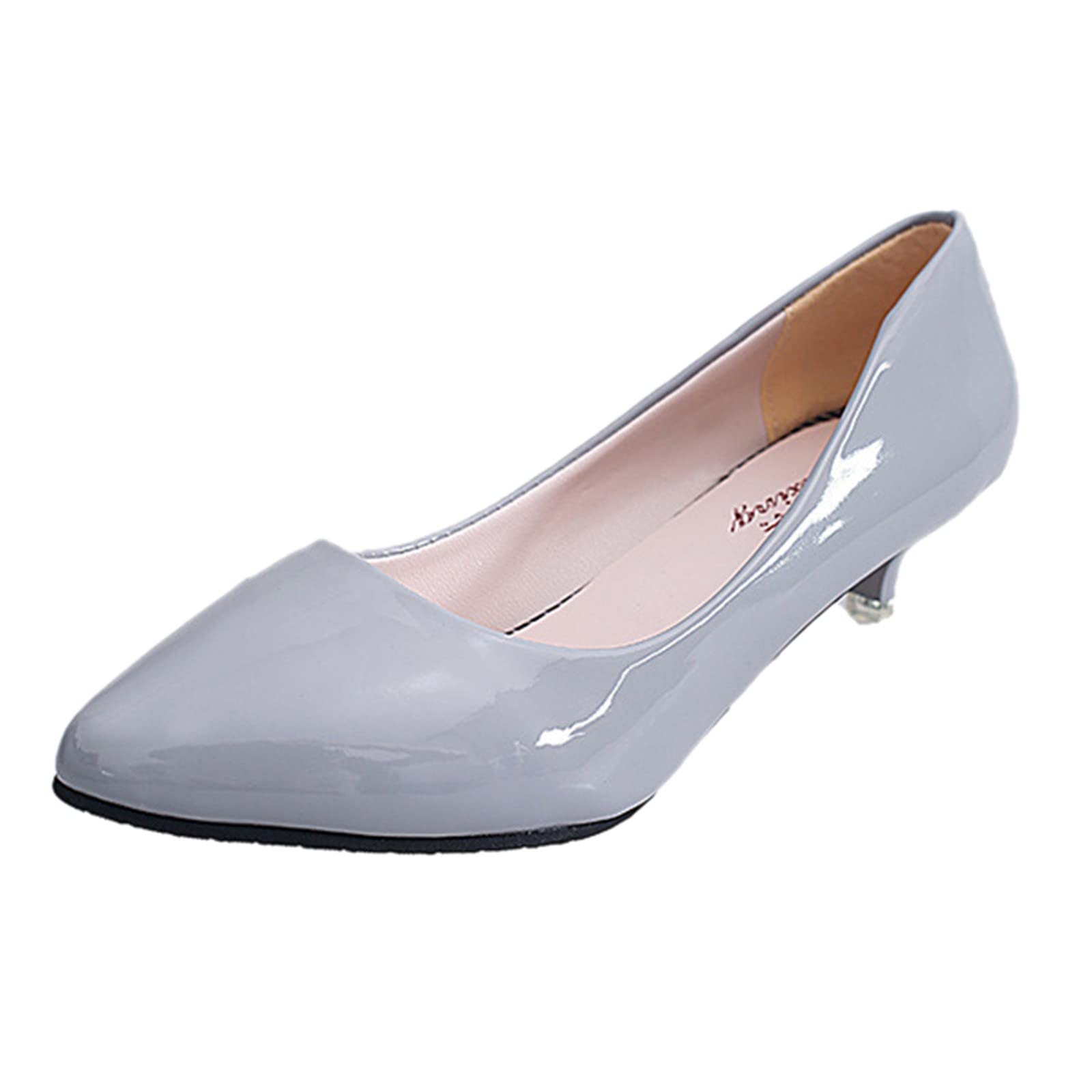 RQWEIN Women's Pointed Toe Low Heel Pumps - Comfortable Wedge Casual & Office Shoes for Work, Business, and Professional Occasions | Perfect for Daily Commute, Business Meetings, and Office Wear