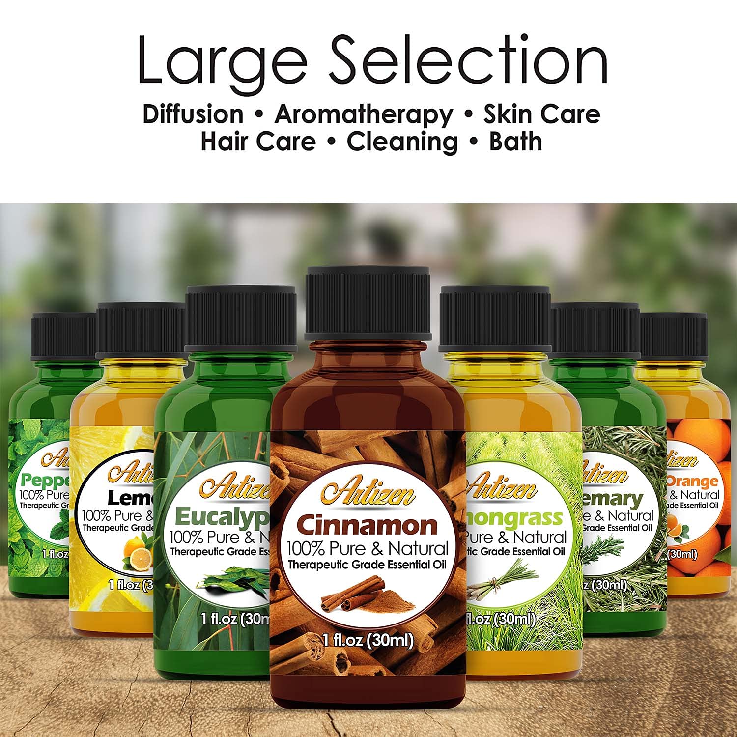Artizen 30ml Allspice Essential Oil - 100% Pure Therapeutic Grade Aromatherapy Oil for Diffusers, Massage & DIY Skincare (1 Fl Oz) - Relaxation, Stress Relief & Home Fragrance