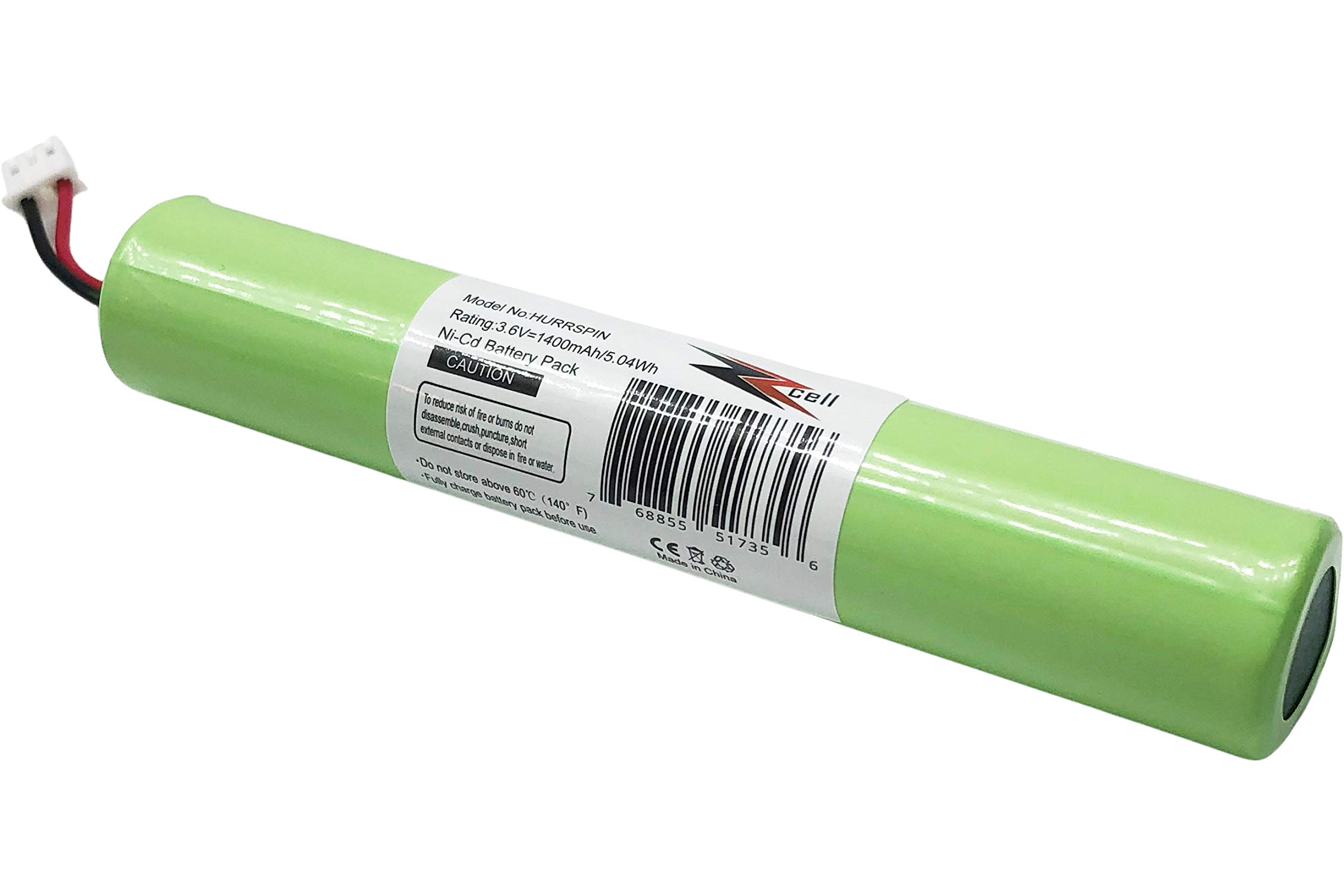 ZZcell® Replacement Battery for Hurricane Spin Brush Scrubber Mop Cleaner - Compatible with Spin-Scrubber Models - Long Lasting Power for Deep Cleaning Floors, Tiles & Bathrooms