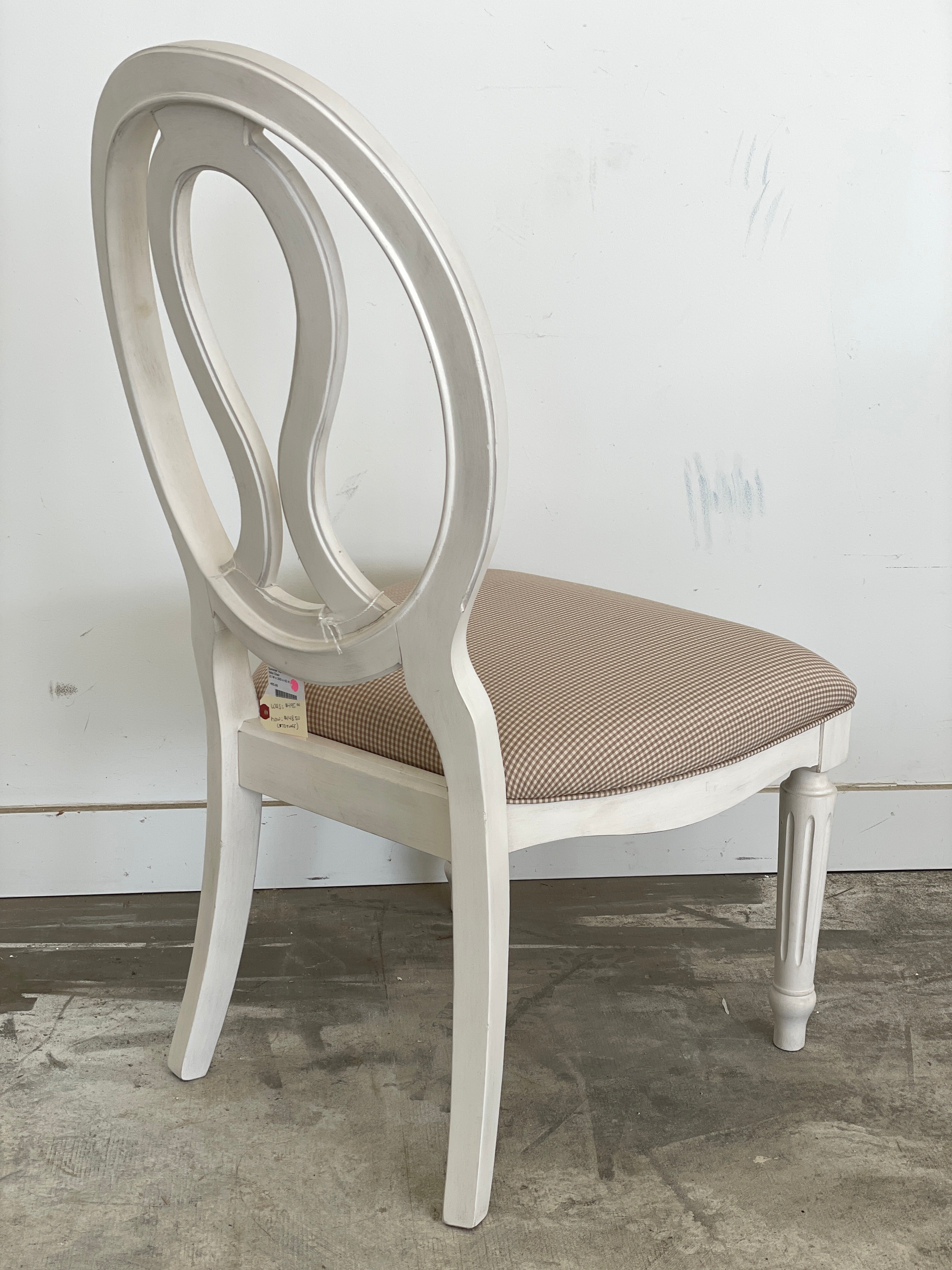 Summer Hill Pierced Back Side Chair - Elegant Dining Room Chair with Openwork Design for Home, Restaurant, and Office Use - Perfect for Indoor Dining, Kitchen, and Living Room Decor