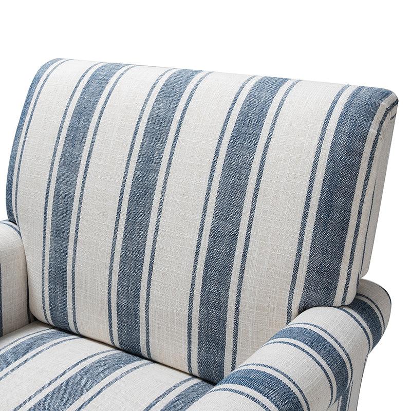 Quentin Upholstered Armchair - Modern Accent Chair for Living Room, Bedroom & Office - Comfortable Lounge Chair with Soft Fabric & Sturdy Wooden Legs