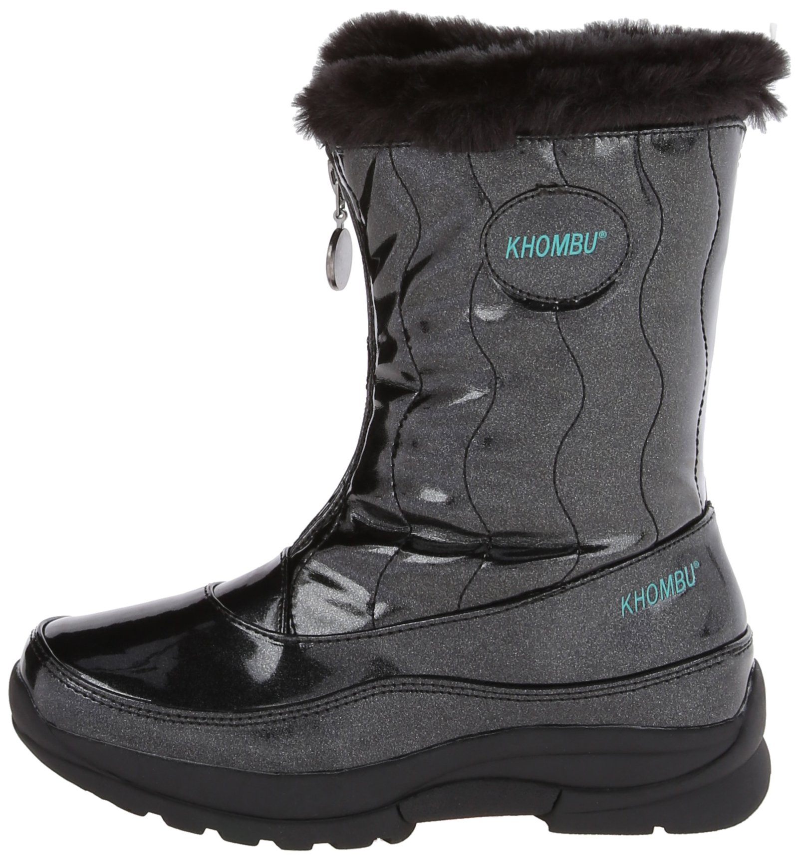 Khombu Sasha Waterproof Snow Boots for Kids - Winter Boots for Boys & Girls, Warm & Comfortable for Snow Play, Sledding & Outdoor Activities