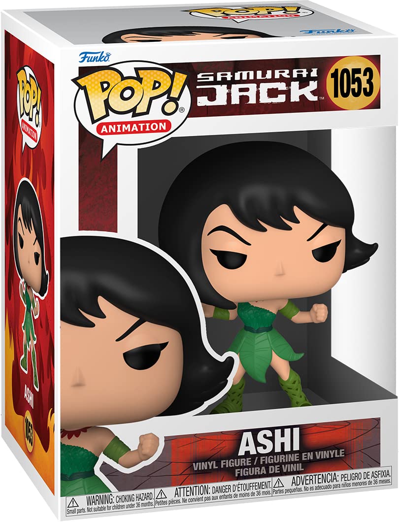 Samurai Jack - Ashi Pop! Vinyl Figure with Protector Case | Funko Collectible Anime Action Figure | Perfect for Display, Gifts & Anime Collections