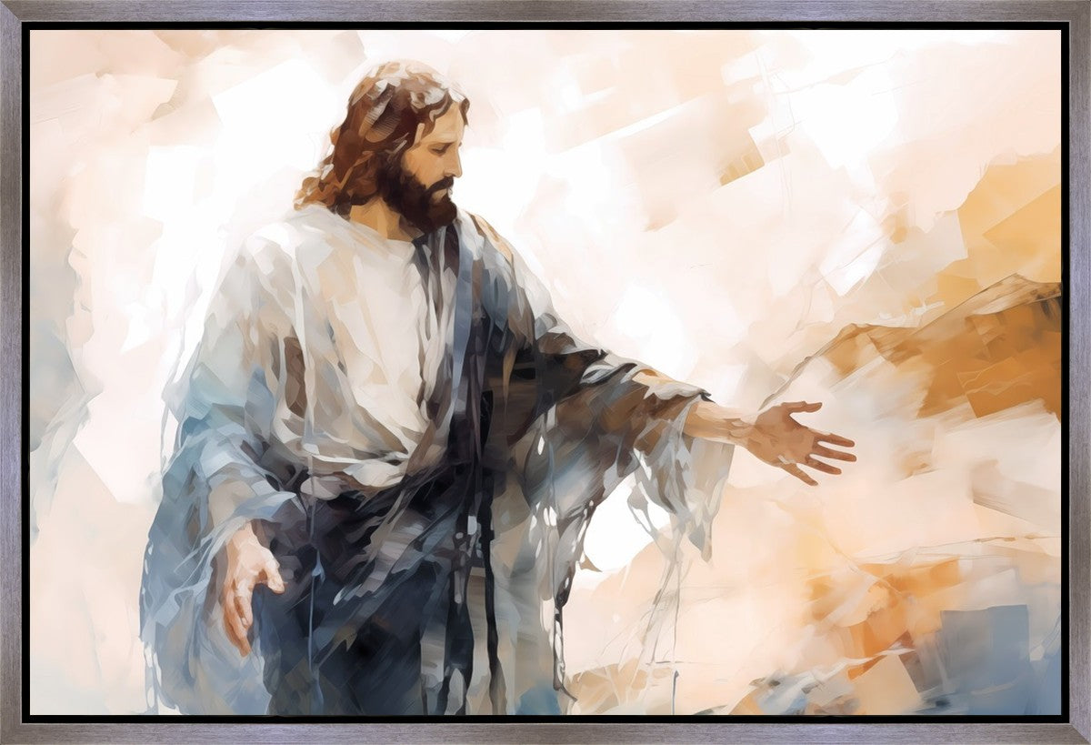 Come Unto Me Gallery Wrap Canvas - Inspirational Christian Wall Art for Home, Church & Office Decor - Perfect for Living Room, Bedroom & Prayer Spaces