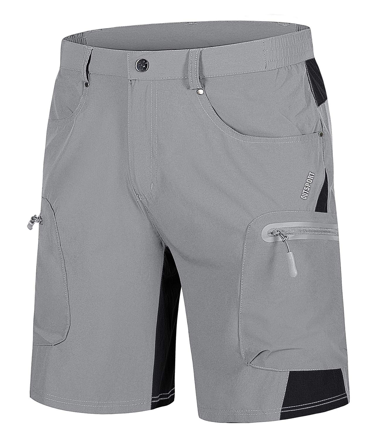 TACVASEN Men's Quick Dry Hiking Shorts - Lightweight Athletic Training & Fishing Shorts with Multiple Pockets - Perfect for Outdoor Adventures, Travel & Gym Workouts