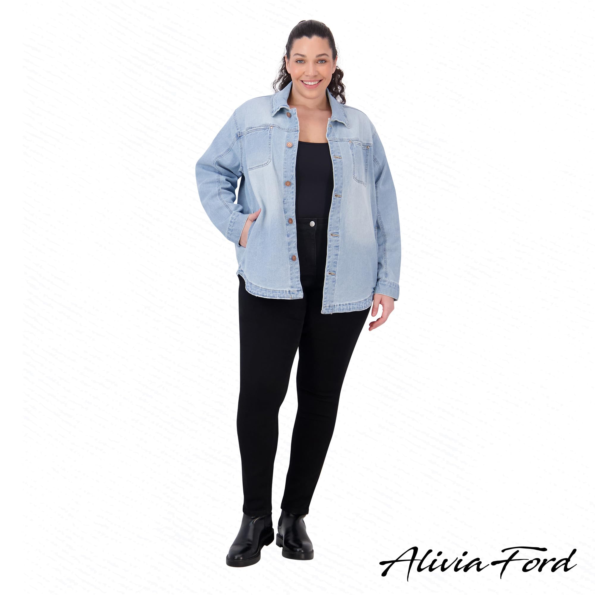 Plus Size High Waisted Skinny Jeans for Women - Stretch Denim Pants 29