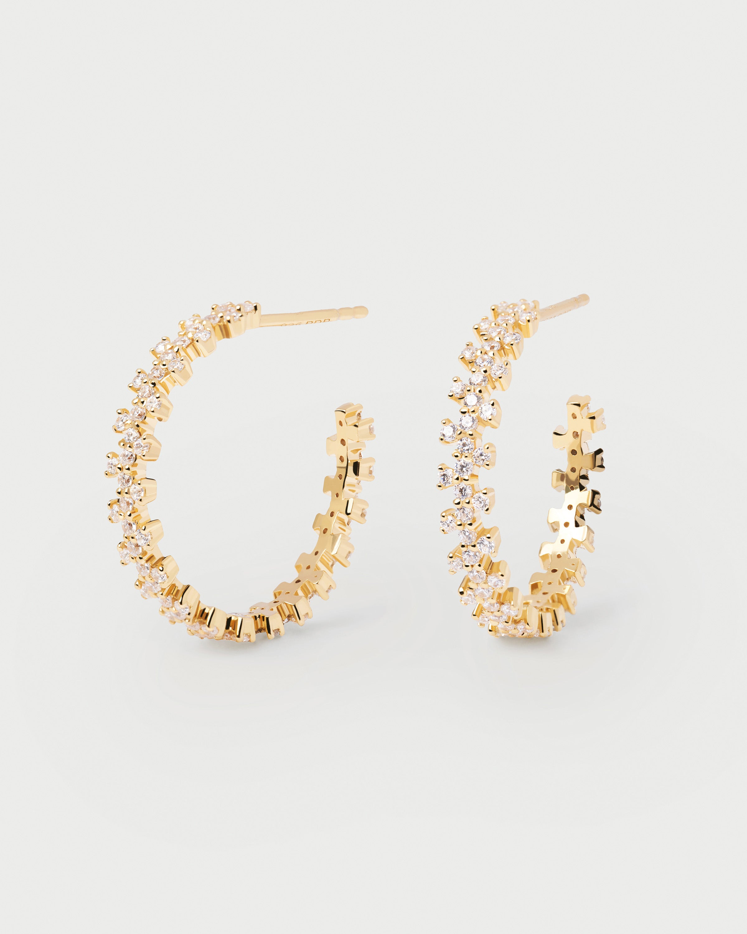 Elegant Crown Gold Earrings for Women - 14K Yellow Gold Princess Tiara Stud Earrings - Perfect for Parties, Weddings & Special Occasions