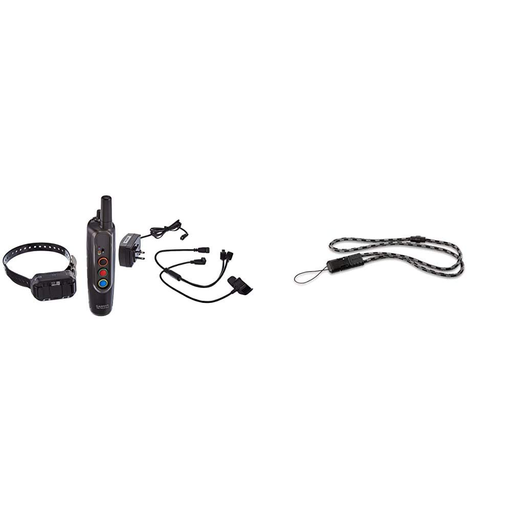Garmin Pro 70 Dog Training Collar System with Quick Release Lanyard - Black/Grey Medium - 010-01201-00 - Perfect for Obedience Training, Hunting & Outdoor Adventures