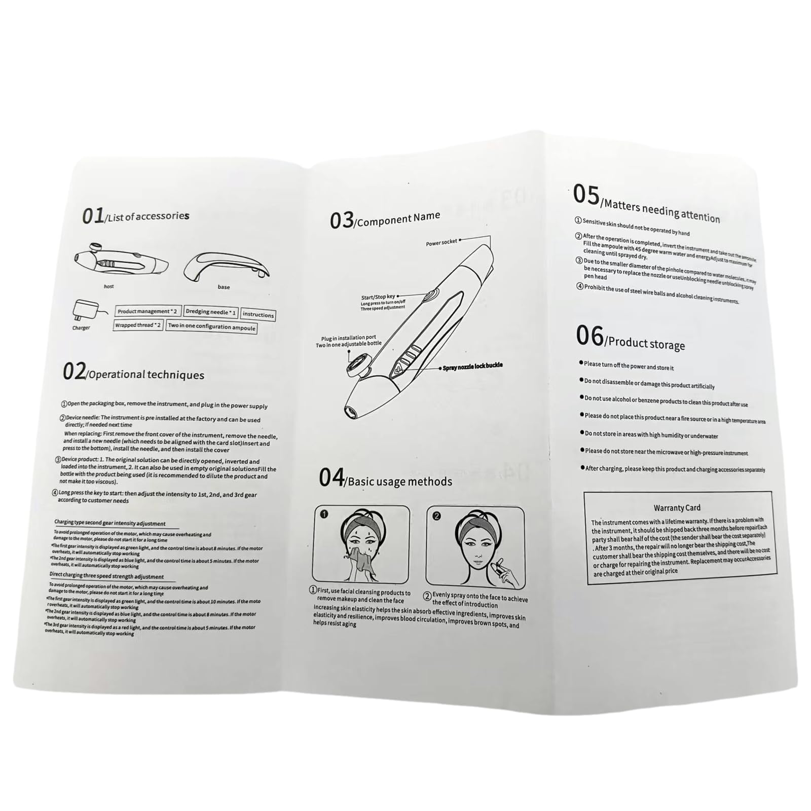 Elitzia ETP200A Portable Handheld Facial Water Oxygen Spray Pen - Hydrating Skin Care Tool for Home & Travel Use - Perfect for Dry Skin, Makeup Setting & Relaxation