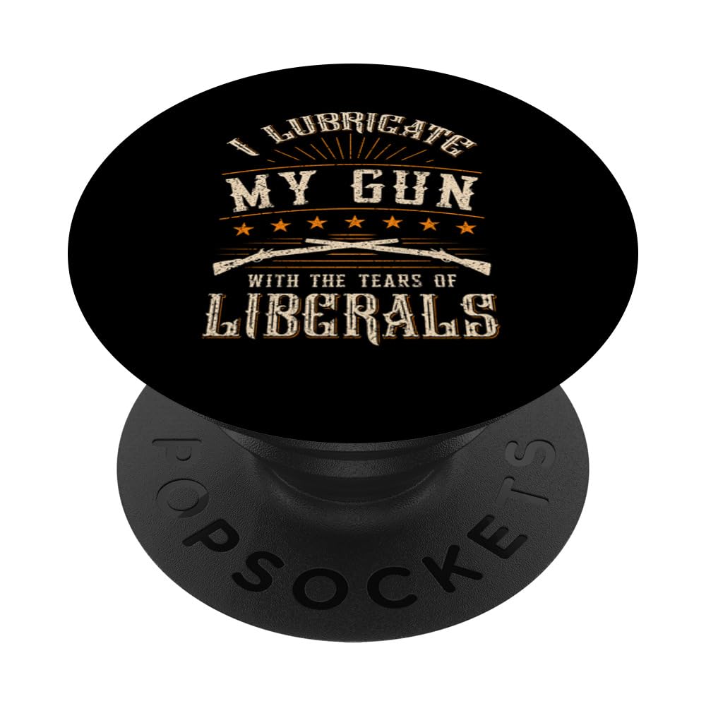 Gun Lover PopSockets Standard PopGrip - Patriotic Phone Grip & Stand for Firearms Enthusiasts - Perfect for Range Days, Hunting Trips, and 2A Supporters