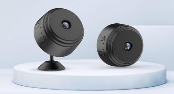 Mini Wireless WiFi Security Camera HD 1080P with Night Vision - Indoor Nanny Cam for Home/Baby/Pet Monitoring, Remote Viewing via iOS & Android App - Ideal for Home Security, Baby Care & Pet Watching