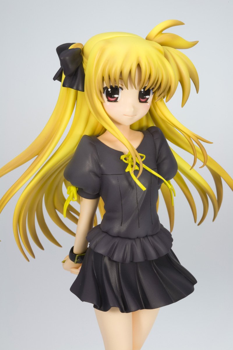 Fate Testarossa 1/8 Scale PVC Figure - Casual Wear Outfit - Magical Girl Lyrical Nanoha The Movie - Anime Collectible for Display & Decor