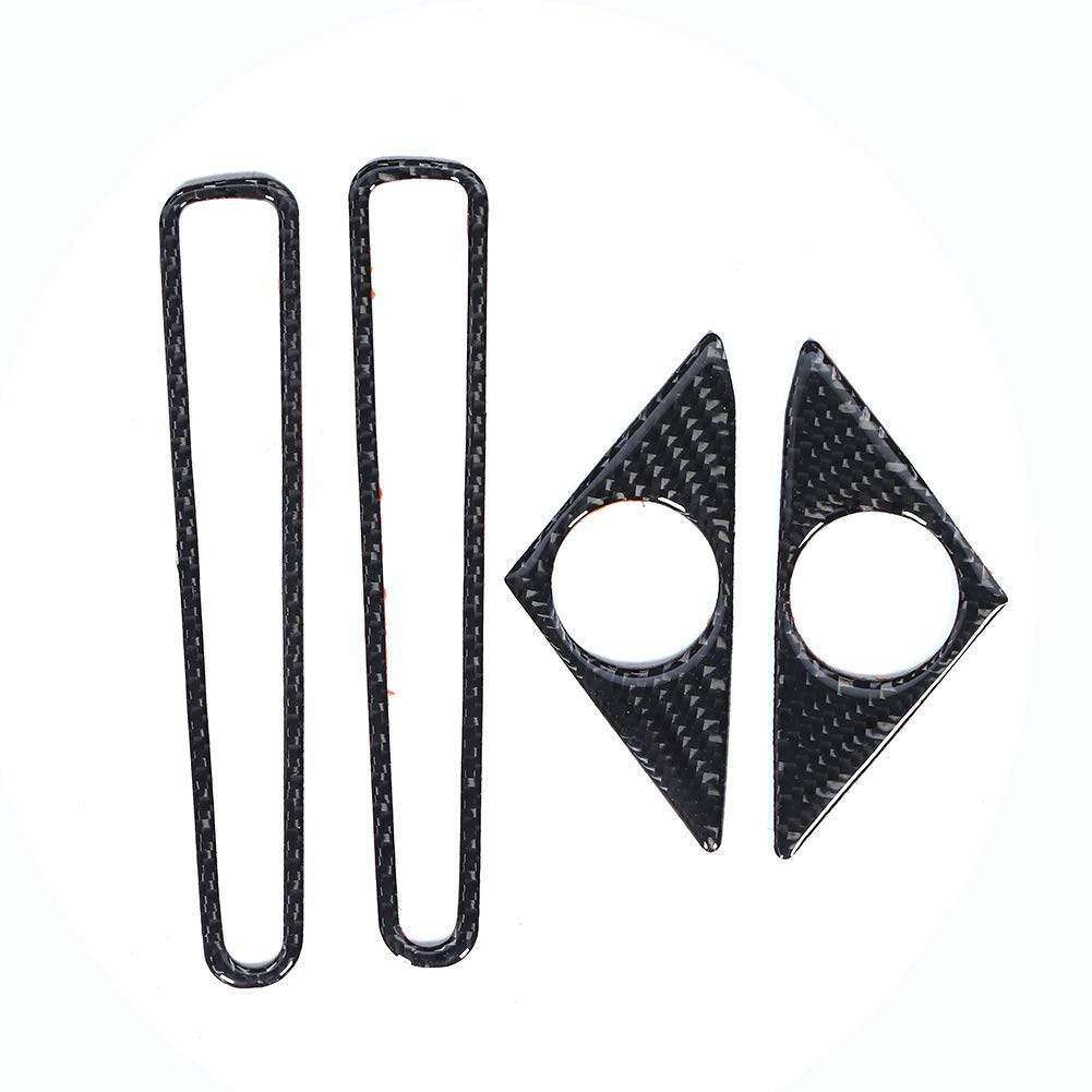 Premium Yosoo Carbon Fiber Door Speaker Trim & Air Vent Frame - Perfect Fit for Nissan GT-R R35 (2008-2020) | Enhance Interior Style & Sound Quality