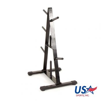 Troy USA Sports Standard Plate Tree - Weightlifting & Strength Training Equipment for Home & Gym Use
