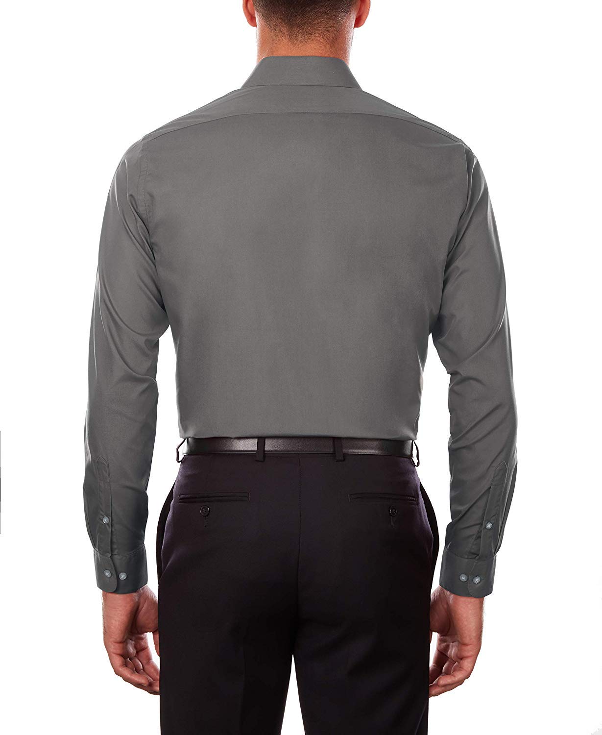 Van Heusen Men's Tall Fit Dress Shirts - Premium Poplin Fabric for Formal & Business Wear - Office, Interview & Special Occasion Attire