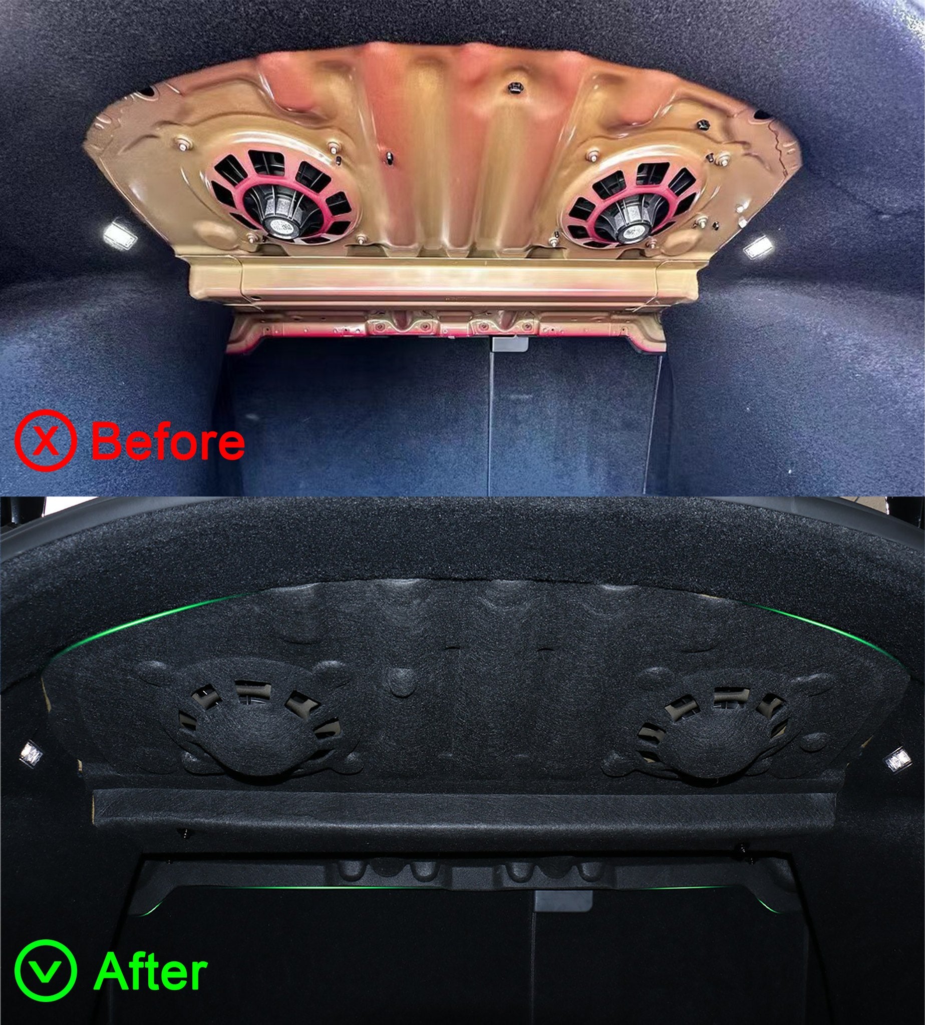 Tesla Model 3 Highland 2024+ Rear Trunk Soundproof Mat - Noise Reduction Cargo Liner for Enhanced Driving Comfort & Road Trip Storage Protection