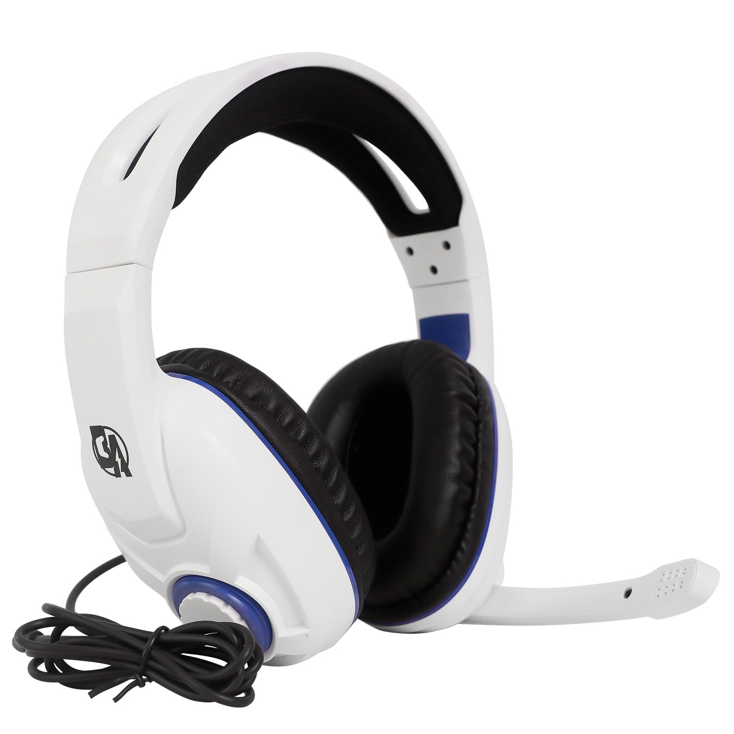 Wireless Gaming Headset with Mic - Noise Cancelling Over-Ear Headphones for PS5, PS4, Xbox One, PC - Lightweight & Durable with 3.5mm Jack - Perfect for Competitive Gaming, Streaming & Online Meetings