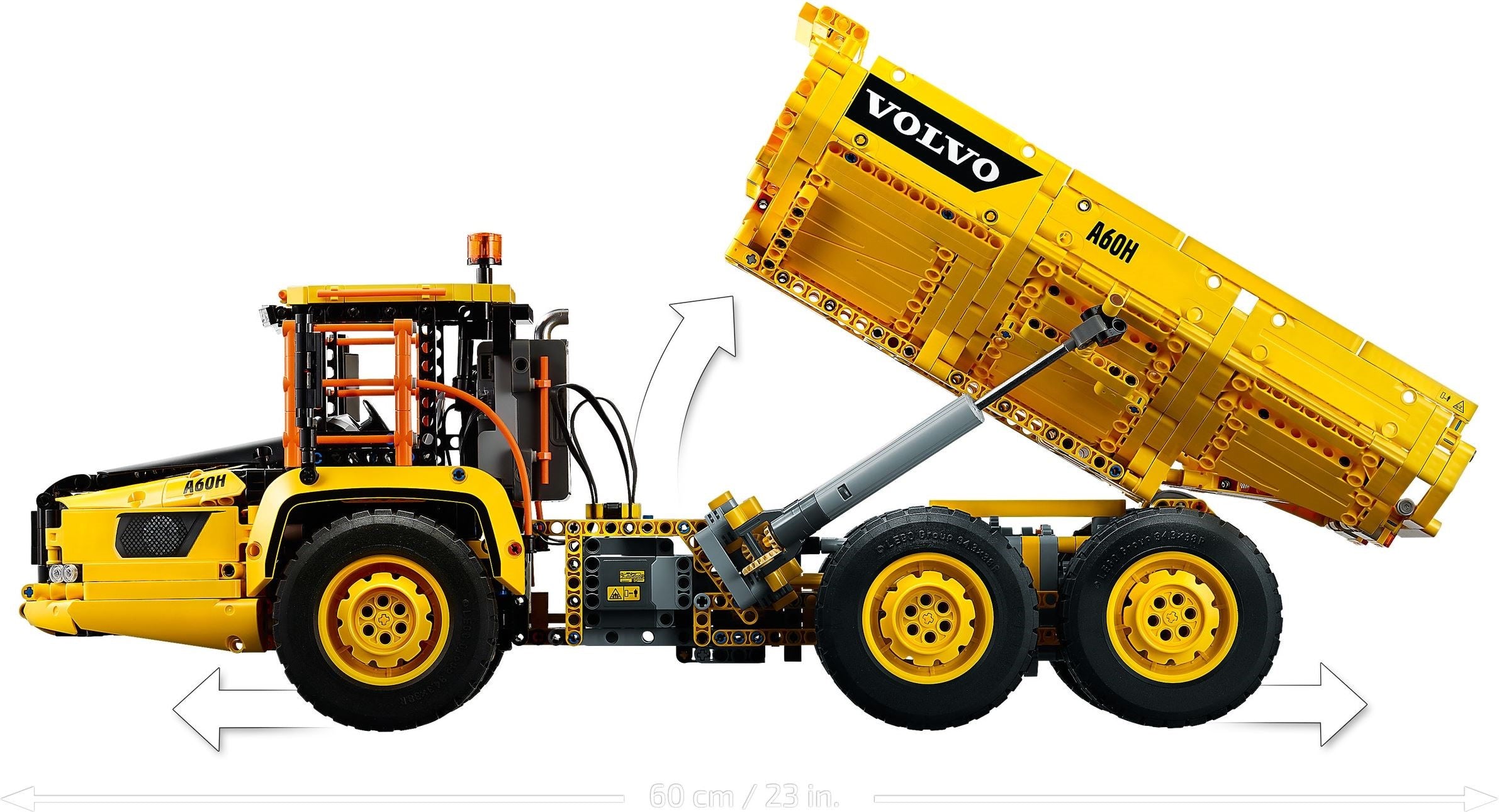 LEGO 42114 6x6 Volvo Articulated Hauler Truck Building Set - Construction Toy for Kids & Adults - Perfect for Playtime & Collectors Display