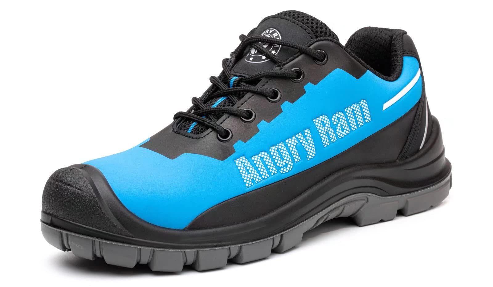 ANGRYRAM Steel Toe Boots for Men & Women - Waterproof, Lightweight Safety Work Boots with Slip & Puncture Resistance | Breathable Sneakers for Construction, Warehouse & Outdoor Jobs