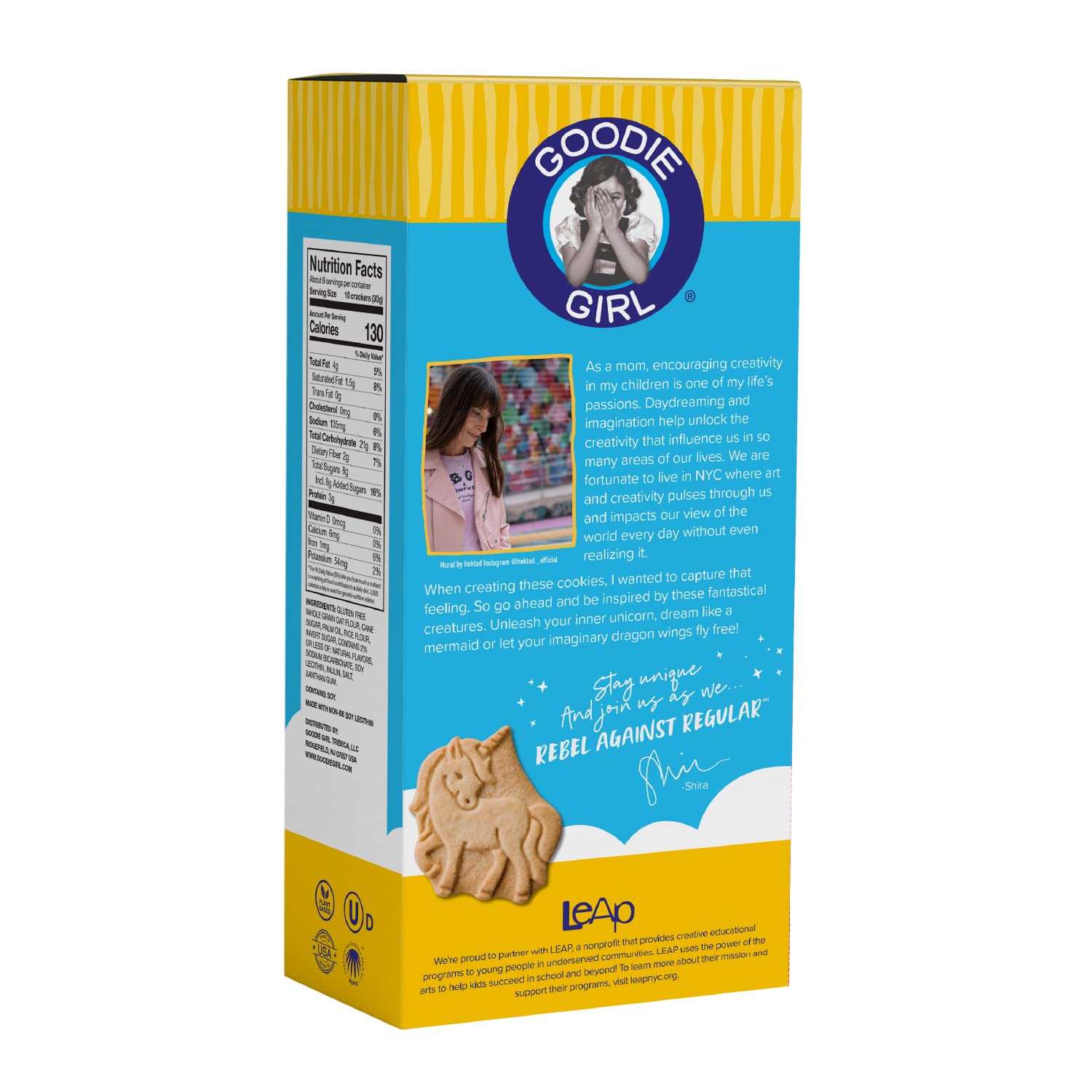 Goodie Girl Magical Animal Crackers - Gluten Free, Dairy Free, Egg Free, Peanut Free, Kosher Snacks (6oz Boxes, Pack of 3) | Perfect for School Lunches, Parties & Allergy-Friendly Treats