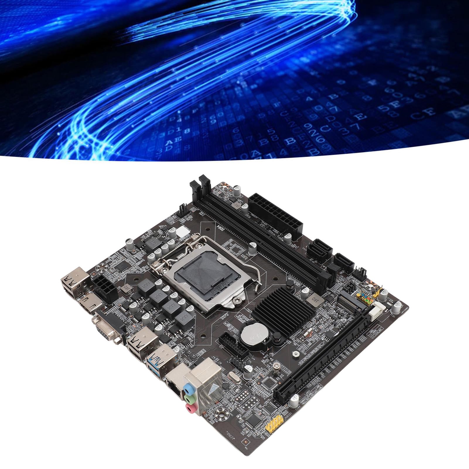 CIGIGLOW H310 Gaming Motherboard - LGA 1151 Socket, Micro ATX, DDR4 Dual Channel (16GB), PCIe 3.0 x16, SATA 3.0, HDMI/VGA, M.2 Slot, USB 3.0/2.0 - Perfect for PC Gaming & Home Office Builds