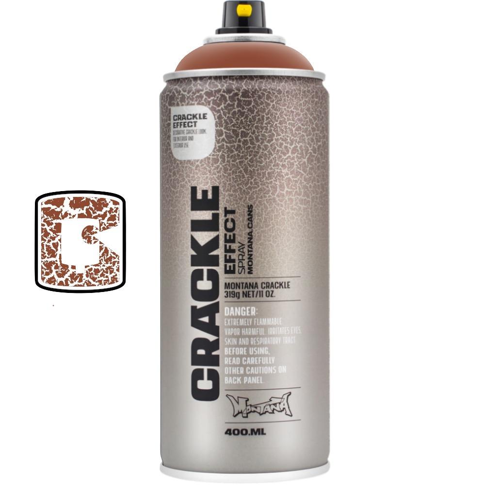 Montana Crackle 400ML Spray Paint Can - High-Quality Aerosol Paint for DIY Crafts, Furniture, Metal & Wood Projects - Perfect for Home Decor, Graffiti & Artistic Creations